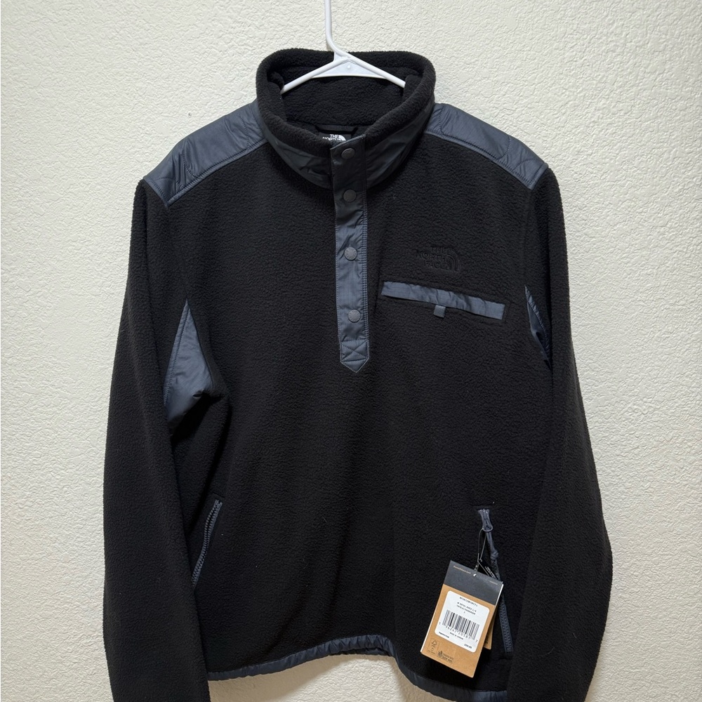 The North Face Black and Gray Fleece Jacket